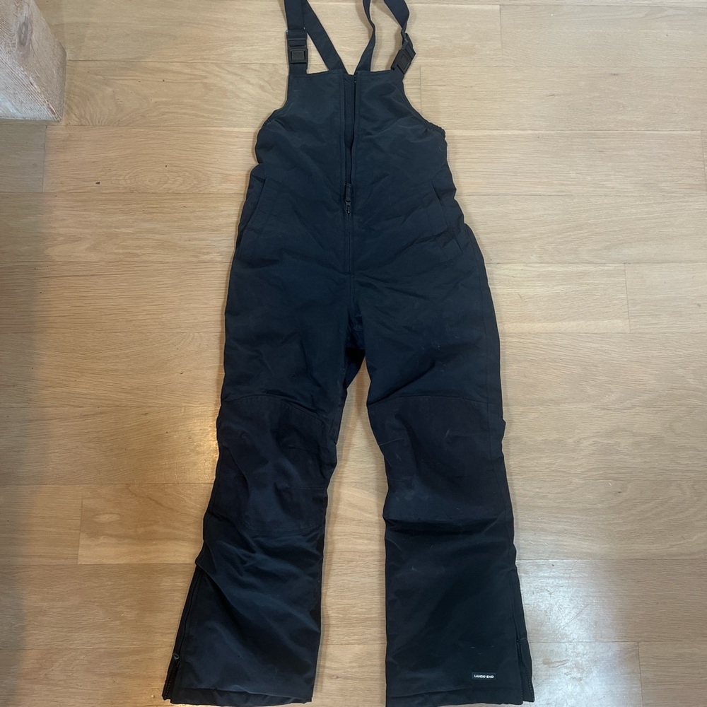 Kids Black Snow Bib